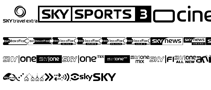 Sky TV Channel Logos police